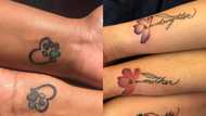 Cute matching mother daughter tattoos which prove that their bond is eternal