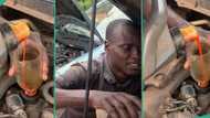 "It will end in tears in few months": Man pours gallon of palm oil in car engine to use as lubricant