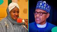Breaking: Buhari's wife announces ex-president's major achievement in office