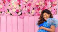 Is Toyin Abraham a happy mother of a cute baby?