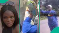 Lady shares what commercial driver stopped and did on the road when she was travelling