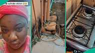 Nigerian woman cries out after thieves stole gas cylinder she kept by her window, video trends