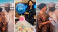 Is she pregnant? Fans spot Tonto Dikeh's protruding stomach as she tearfully presents gift to her man