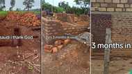 In 2 years, Nigerian lady working in Saudi Arabia buys land, builds her own house to near completion