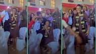 "I want to be like you": Lady catwalks majestically as she emerges best graduating student in school
