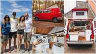 Family convert their vehicle into a house that looks like mini palace, here's how they did it (photos, video)