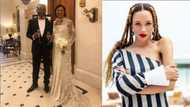 Photos from white wedding of media personality Eku Edewor’s mum and her hubby