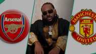 "I'll rather eat faeces": Adekunle Gold slams Arsenal fanbase, for asking him to leave Man United