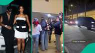 Priscilla Ojo leaves Nigeria for Tanzania with Juma Jux, clip of welcome party at airport trends