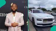 Davido's fully electric Rolls-Royce Spectre 2024 arrives Nigeria, price of whip sparks debate