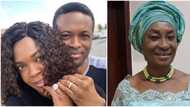 Actress Omoni Oboli's husband mourns death of his mother (photo)