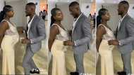 "Belle no gree her smile": Nigerian man tries hard to make pregnant wife happy at party, video trends