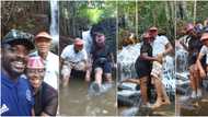 Man sends social media into frenzy after taking parents to waterfalls for the 1st time