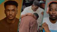 Moses Bliss' signee Neeja's response to Bisi Alimi, critics over kneeling video sparks reactions