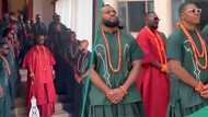 Steeze and composure on point as groom, groomsmen rock Edo cultural outfits: "Potential husbands"