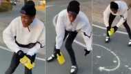 Man amazes people with his smooth moves, sprays custard on floor while dancing
