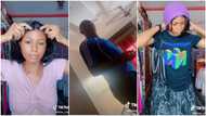 "How to collect money from your dad": Lady cleans makeup, shares funny video of her & father
