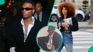 Wizkid poses with Whitney Peak in 'risky' shoot for Vogue: "I see why he's been cancelling shows"