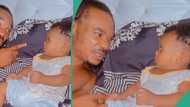 "You're suffering me": Man laments to little daughter in video as she refuses to sleep at 3am