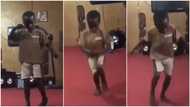 Give it up! Little kid 'scatters' dance floor with fast leg moves, nobody could come close (see video)