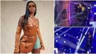 "This hair cost plenty money": Tiwa Savage stops performance to warn man in charge of firework display at show