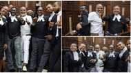 Rare photos reveal Nnamdi Kanu, lawyers dancing in court after favourable verdict, APC chieftain reacts