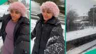 Lady working at agency in UK refuses to cancel her shift despite snow fall, shares salary