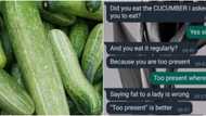 Correct dad: Reactions as Nigerian lady shares conversation she had with her father over cucumber he gave her