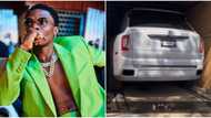 "Pressure wey una dey give baba no be here": Wizkid splurges millions on 3rd Rolls Royce, shows off in video