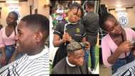 Beautiful lady becomes full time barber after graduating from university, reveals why she ventured into it