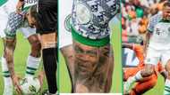 "He is a fan": William Troost-Ekong spotted with tattoo of Fela Kuti's face on his arm during AFCON