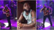 “E sweet like Juju dey worry me”: Fans go gaga as clip of Davido whining his waist during concert goes viral