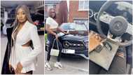 Nigerian lady buys new 2023 Benz GLA 200, says she used to ride 2007 model years ago