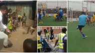Community kids get fine soccer pitch, enrolled in school after challenging a stranger to street football game
