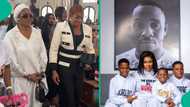 Junior Pope's remembrance mass: May Edochie, celebs attend service with actor's widow, kids