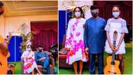 Young lady says she played at Osinbajo's birthday, shares rare photos with the VP and wife, many react