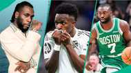 Burna Boy opens up on plans to bring Real Madrid star Vinicius Jr., Jaylen Brown to Nigeria