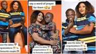 Pre-wedding photos of beautiful Nigerian lady and her small-sized lover gets many people talking