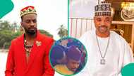 "See who say e go win Grammy": 9ice's response as MC Oluomo gifts him bundle of cash draws reactions