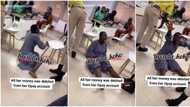 "She don loseguard": Nigerian woman throws self on floor, weeps after her OPay account was cleared