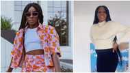 Is that a growing baby bump? Emotional reactions as singer Seyi Shay shares new video, many congratulate her