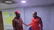 Months after assuming office as governor, Soludo visits IPOB leader Nnamdi Kanu in detention, photos emerge