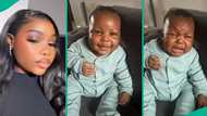 3-month-old baby quickly stops crying and smiles after mum pointed camera at him in funny video