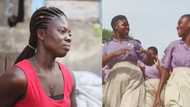 This lady just finished her secondary school, see the business she is doing to fund varsity degree (video)