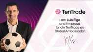 Luis Figo signs up as TenTrade’s Global Ambassador