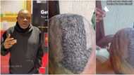 "You don turn your papa to avatar": Young man angrily gives dad funny haircut, video stirs reactions