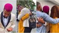 Groovy sheds tears of joy, holds mum tightly as he reunites with family in emotional video