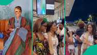 “Queen mother is here": Iyabo Ojo, son arrive in Tanzania dancing, reunite with daughter for JP25 finale