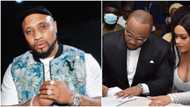 "Dem send your brother N10k or not?" Nigerians knock B-Red as he reacts to Sina Rambo's wife's revelation