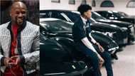 Mayweather's son Koraun flaunts his dad's fleet of exotic cars on social media (photos)